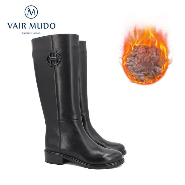 vair mudo women boots geniune leather wool warm elegant basic style round toe lady footwear factory zt19, Black
vair mudo women boots geniune leather wool warm elegant basic style round toe lady footwear factory zt19, Black