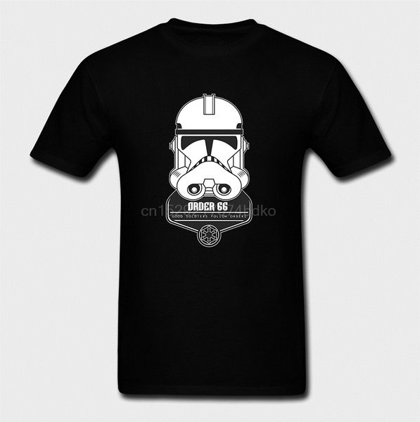 men tshirt order 66 stormtrooper t shirt printed t-shirt tees top