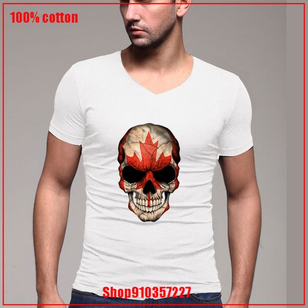 canadian flag skull v-neck men short tshirt original design 100% cotton tee large size men t shirts white slim mens
canadian flag skull v-neck men short tshirt original design 100% cotton tee large size men t shirts white slim mens