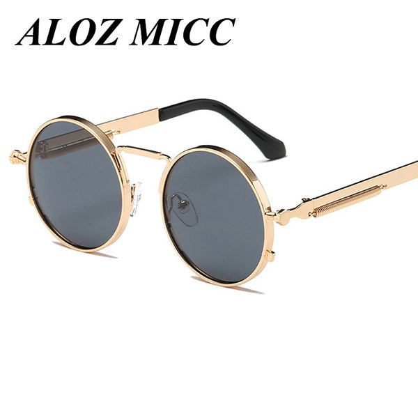 ALOZ MICC Vintage Round Steampunk Sunglasses Women Men Fashion Retro Circle Metal Steam Punk Sunglasses Men Gold Black Goggles UV400 A314
ALOZ MICC Vintage Round Steampunk Sunglasses Women Men Fashion Retro Circle Metal Steam Punk Sunglasses Men Gold Black Goggles UV400 A314
