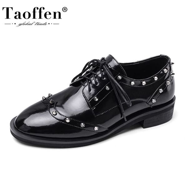 taoffen new arrival women black flats real leather vintage shoes woman lace up casual flats footwear size 34-39
taoffen new arrival women black flats real leather vintage shoes woman lace up casual flats footwear size 34-39