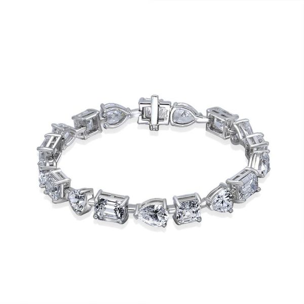 2020 latest s925 sterling silver synthetic diamond tennis bracelets for women fine jewelry wholesale, Golden;silver
2020 latest s925 sterling silver synthetic diamond tennis bracelets for women fine jewelry wholesale, Golden;silver