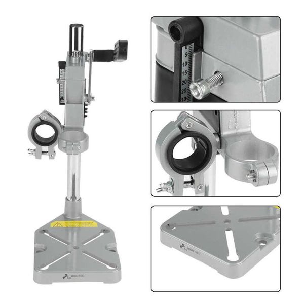clamp drill press stand workbench durable repair tool for drilling aluminum base