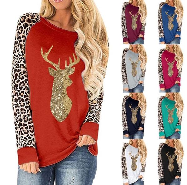 плюс размер женщин свитер рождество deer sequined leopard лоскутная вокруг шеи моды с длинным рукавом футболки 2020 осень зимняя одежда e924, White
плюс размер женщин свитер рождество deer sequined leopard лоскутная вокруг шеи моды с длинным рукавом футболки 2020 осень зимняя одежда e924, White
