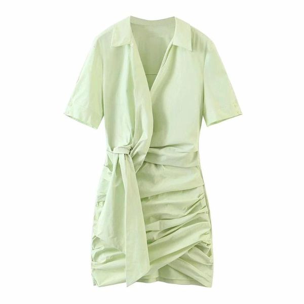 casual dresses 2021 summer women dress draped poplin short sleeves mini v-neckline elegant femme robe ropa mujer vestidos, Black;gray
casual dresses 2021 summer women dress draped poplin short sleeves mini v-neckline elegant femme robe ropa mujer vestidos, Black;gray