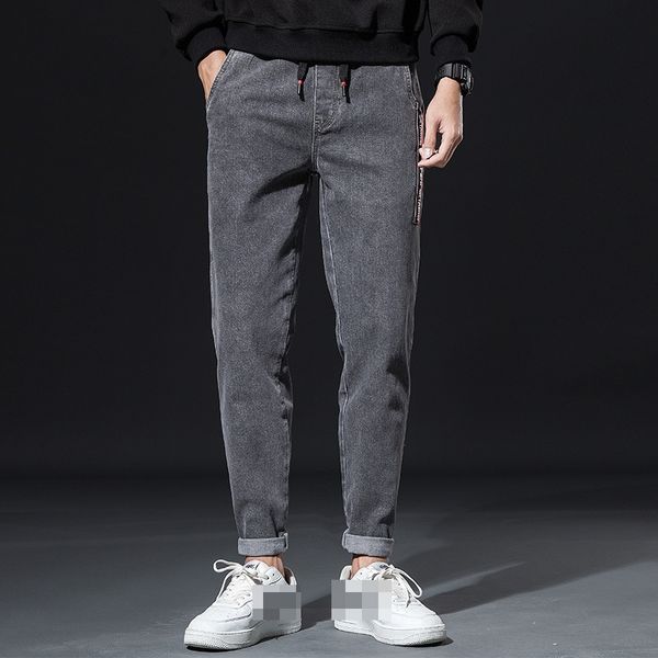 2020 new stretch ankle-tied jeans men's loose summer overalls ankle-tied harem pants trendy casual overalls jeans casual pants jeanspan, Blue
2020 new stretch ankle-tied jeans men's loose summer overalls ankle-tied harem pants trendy casual overalls jeans casual pants jeanspan, Blue