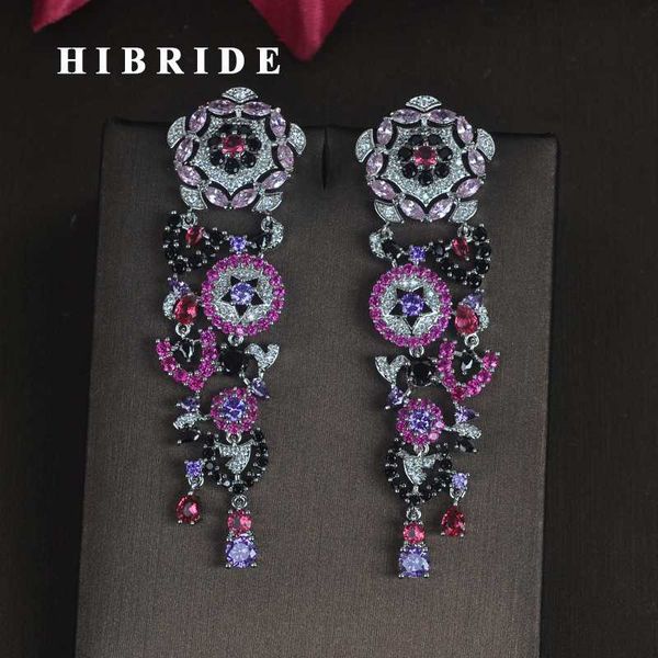 dangle & chandelier hibride charm multicolor flower shape cubic zircon women bride drop earrings earring pendientes mujer moda e-684, Silver
dangle & chandelier hibride charm multicolor flower shape cubic zircon women bride drop earrings earring pendientes mujer moda e-684, Silver
