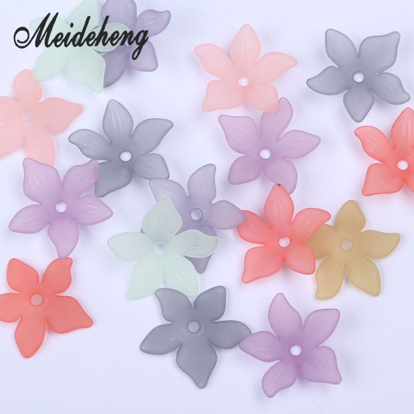 22mm acrylic five petaled frosted flower beads for jewelry making dull polish home diy earring hair decoration accessories
22mm acrylic five petaled frosted flower beads for jewelry making dull polish home diy earring hair decoration accessories