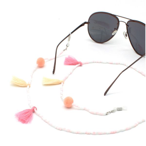 acrylic beads string pompom tasssl eyeglasses chains glasses rope holder sunglasses strap cord neck band accessories, Silver
acrylic beads string pompom tasssl eyeglasses chains glasses rope holder sunglasses strap cord neck band accessories, Silver