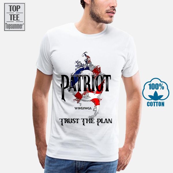 q anon patriot usa wwg1wga trust the plan t-shirt white men women new fashion tshirt
q anon patriot usa wwg1wga trust the plan t-shirt white men women new fashion tshirt