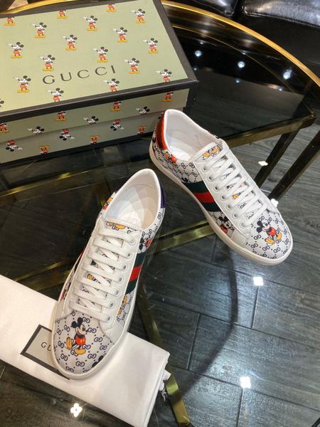 popular luxurious luxury design sneakers mens or womens leather flat casual shoes zapatos de diseño temperament with box 7 u 6, Black
popular luxurious luxury design sneakers mens or womens leather flat casual shoes zapatos de diseño temperament with box 7 u 6, Black