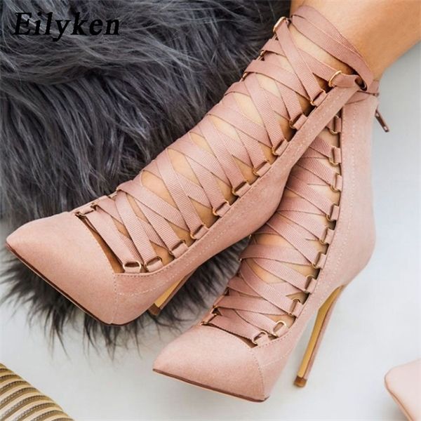 eilyken gladiator women pump genova stiletto sandal boot pointed toe strappy lace up pumps shoes woman sandals 12cm 0925, Black
eilyken gladiator women pump genova stiletto sandal boot pointed toe strappy lace up pumps shoes woman sandals 12cm 0925, Black