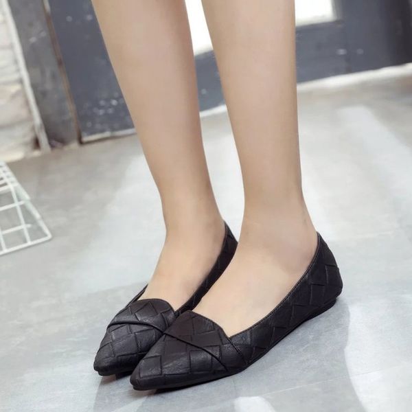 ladies shoes flats women's casual flats women loafers female shoes pointed toe slip on women's sapato feminino on sale, Black
ladies shoes flats women's casual flats women loafers female shoes pointed toe slip on women's sapato feminino on sale, Black