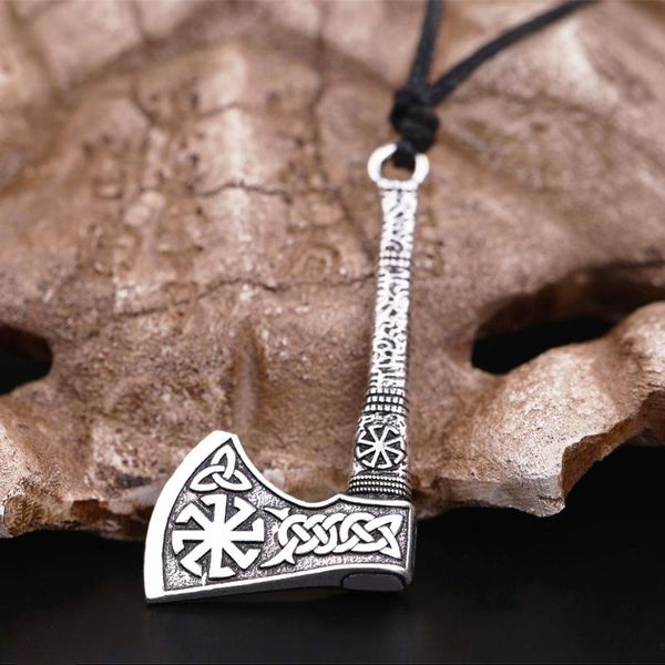 dawapara slavic kolovrat symbol axe pendant amulet viking jewelry gothic necklace, Silver
dawapara slavic kolovrat symbol axe pendant amulet viking jewelry gothic necklace, Silver