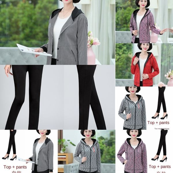 autumn new pants suit mom's casual autumn two-piece for middle and coat trousers coat elderly women's wear jew9f, Gray
autumn new pants suit mom's casual autumn two-piece for middle and coat trousers coat elderly women's wear jew9f, Gray