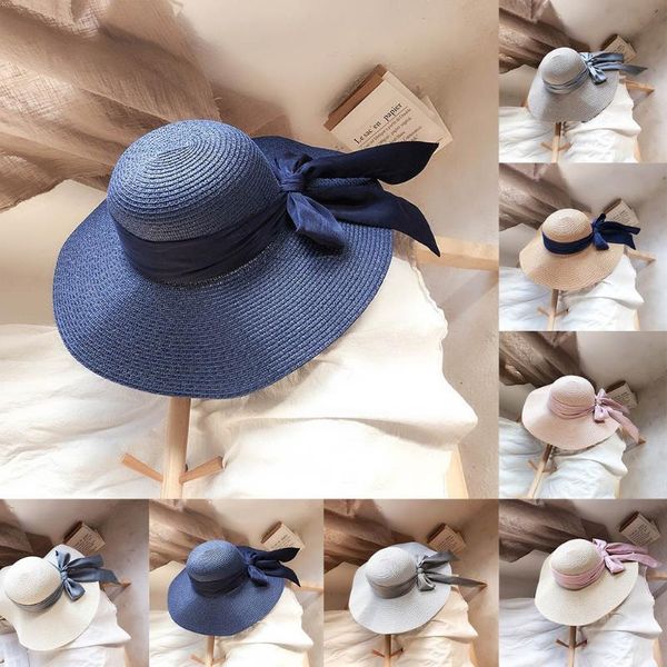 summer ladies women casual wide brimmed floppy foldable straw beach hat w424, Blue;gray
summer ladies women casual wide brimmed floppy foldable straw beach hat w424, Blue;gray