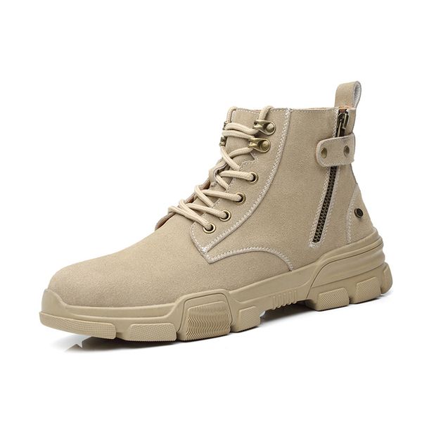 boots man genuine leather army shoes male ankle bot combat round toe mid cut lace up outdoor footwear for hiking, Black
boots man genuine leather army shoes male ankle bot combat round toe mid cut lace up outdoor footwear for hiking, Black