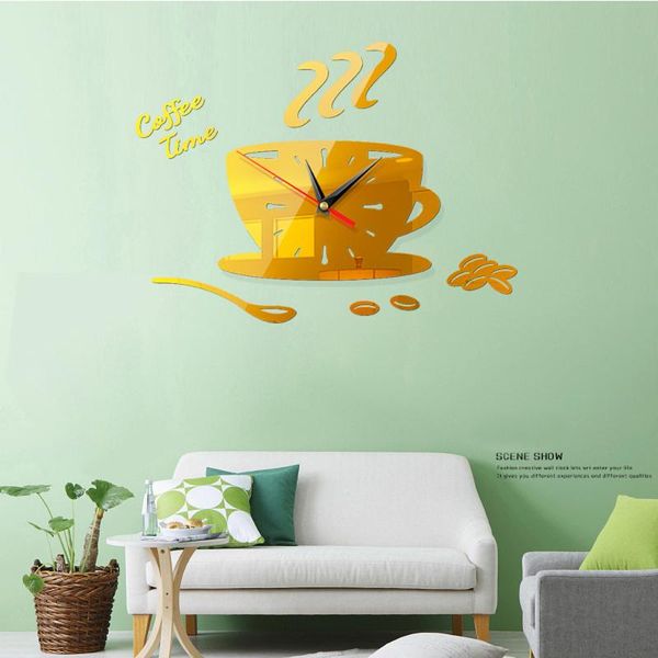 3d acrylic wall clock diy coffee time clock modern for kitchen home decor cup shape wall sticker hollow numeral
3d acrylic wall clock diy coffee time clock modern for kitchen home decor cup shape wall sticker hollow numeral