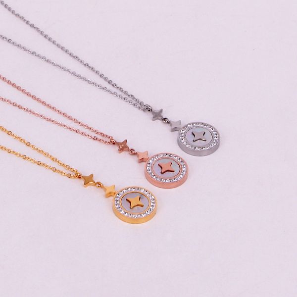 sell new stainless steel geometric round necklace crystal shell pendant necklace women female lady party gift factory price, Silver
sell new stainless steel geometric round necklace crystal shell pendant necklace women female lady party gift factory price, Silver