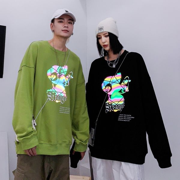 sweatshirt men couples autumn streetwear pullover fashion fluorescence anime women casual harajuku hip-hop printed hoodies, Black
sweatshirt men couples autumn streetwear pullover fashion fluorescence anime women casual harajuku hip-hop printed hoodies, Black