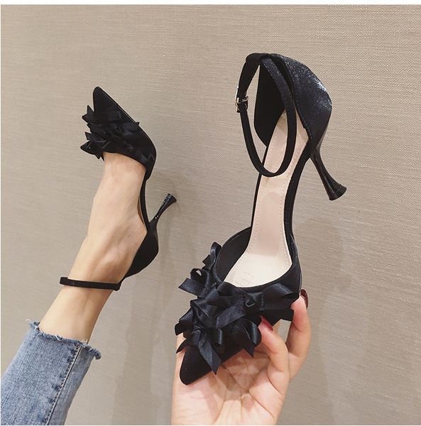 suede rhinestone high heels women's slingbacks stiletto pointed toe women's summer hollow out sequins lady shoes fashion, Black
suede rhinestone high heels women's slingbacks stiletto pointed toe women's summer hollow out sequins lady shoes fashion, Black
