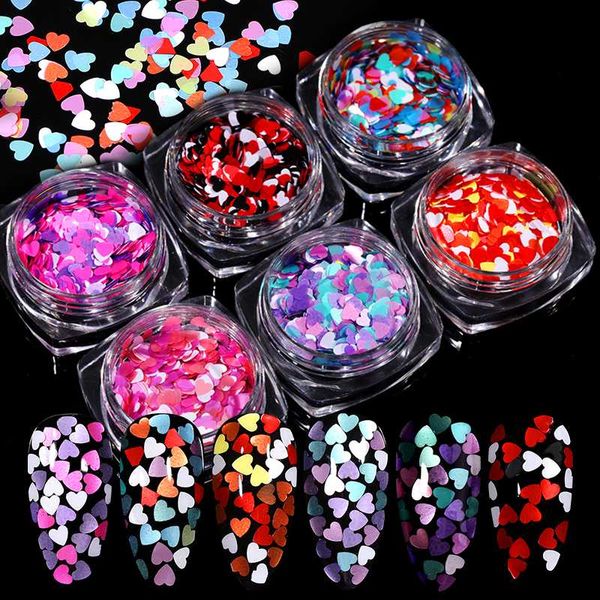 1 box mirror sparkly heart shape nail sequins paillette mixed colors nail holographics glitter 3d flakes slices art accessories, Silver;gold
1 box mirror sparkly heart shape nail sequins paillette mixed colors nail holographics glitter 3d flakes slices art accessories, Silver;gold