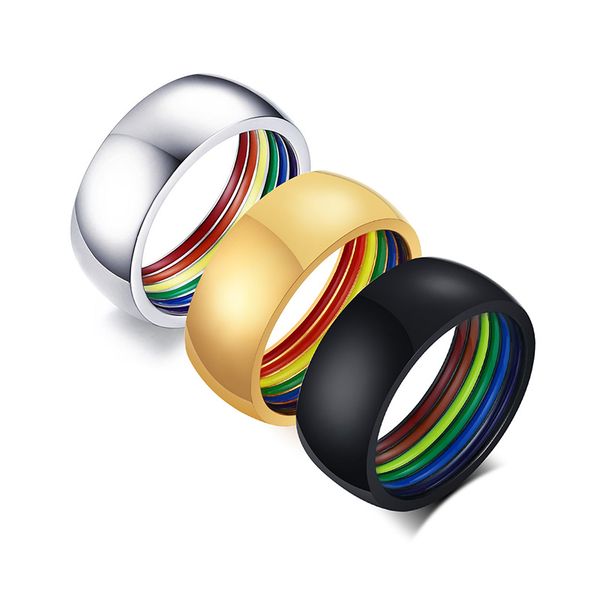 wedding rings buy inner rainbow for women men fashion stainless steel ring female party jewelry accessories, Slivery;golden
wedding rings buy inner rainbow for women men fashion stainless steel ring female party jewelry accessories, Slivery;golden