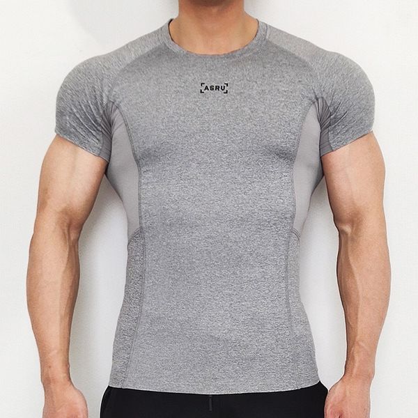 men's summer new t-shirt men's solid color round neck quick-drying tights outdoor training bottoming shirt basketball uniform, Gray;blue
men's summer new t-shirt men's solid color round neck quick-drying tights outdoor training bottoming shirt basketball uniform, Gray;blue