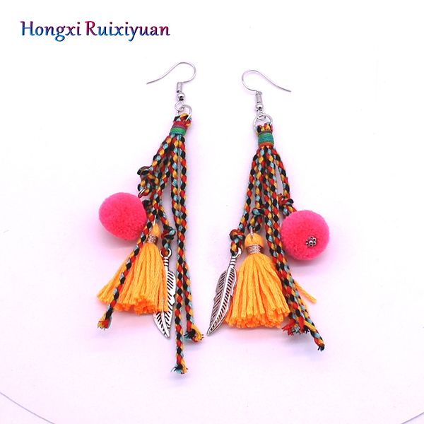 dangle & chandelier bohemia earrings fashion color rope wool ball alloy feather long tassel ear hook charm ladies earring jewelry, Silver
dangle & chandelier bohemia earrings fashion color rope wool ball alloy feather long tassel ear hook charm ladies earring jewelry, Silver