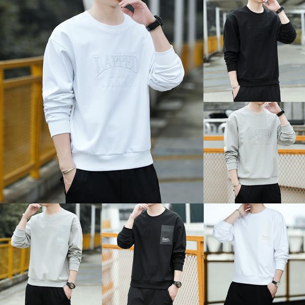 multi-style autumn new korean style men's sweater fashion outfit t-shirt student outfit casual men's long sleeve t-shirt round nec, Black
multi-style autumn new korean style men's sweater fashion outfit t-shirt student outfit casual men's long sleeve t-shirt round nec, Black