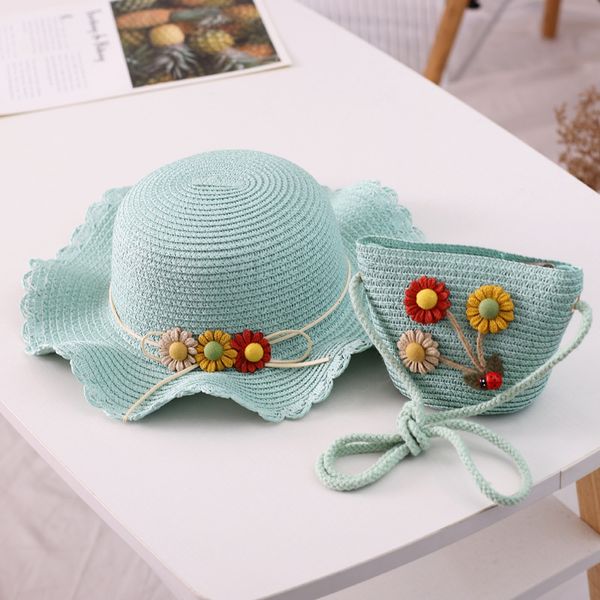 two piece set child baby sun flower panama cap and handbags outdoor princess girl kids straw hat uv protection hats caps bags 4hzt, Blue;gray
two piece set child baby sun flower panama cap and handbags outdoor princess girl kids straw hat uv protection hats caps bags 4hzt, Blue;gray