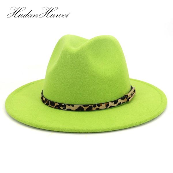 2020 wool felt jazz fedoras hats gentleman lady men women panama trilby vintage hat with leopard print belt buckle, Blue;gray
2020 wool felt jazz fedoras hats gentleman lady men women panama trilby vintage hat with leopard print belt buckle, Blue;gray