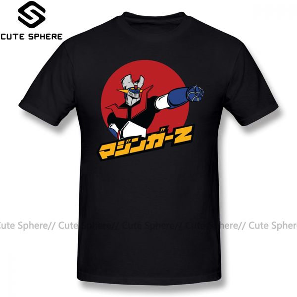mazinger t shirt mazinger z t-shirt 100 cotton 5x tee shirt mens beach graphic short sleeves funny tshirt