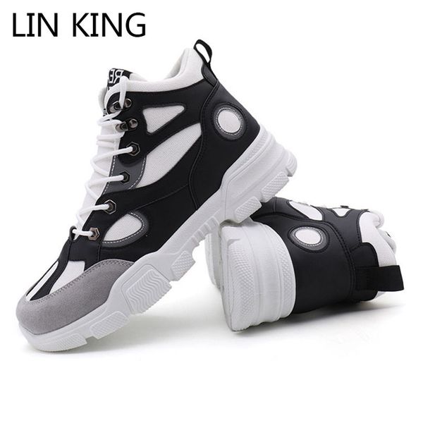 lin king big size men boots non slip glowing lighted sneakers spring autumn short botas high outdoor boots luminous shoes, Black
lin king big size men boots non slip glowing lighted sneakers spring autumn short botas high outdoor boots luminous shoes, Black