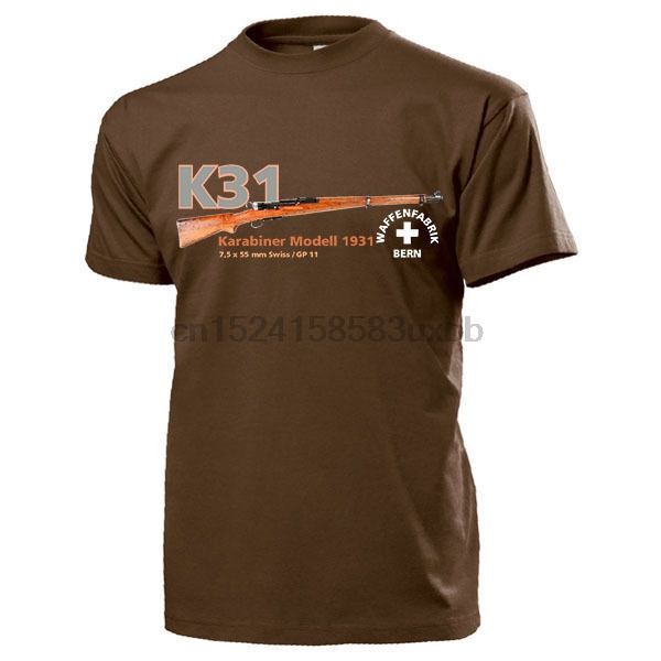 2019 fashion men t shirt k31 karabiner modell 1931 waffenfabrik bern schweiz w+f waffen - t shirt the who t shirt
2019 fashion men t shirt k31 karabiner modell 1931 waffenfabrik bern schweiz w+f waffen - t shirt the who t shirt