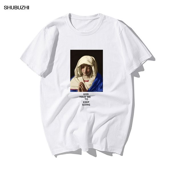 virgin mary tshirt god told me keep going print tshirt men fashion summer casual cotton harajuku streetwear
virgin mary tshirt god told me keep going print tshirt men fashion summer casual cotton harajuku streetwear