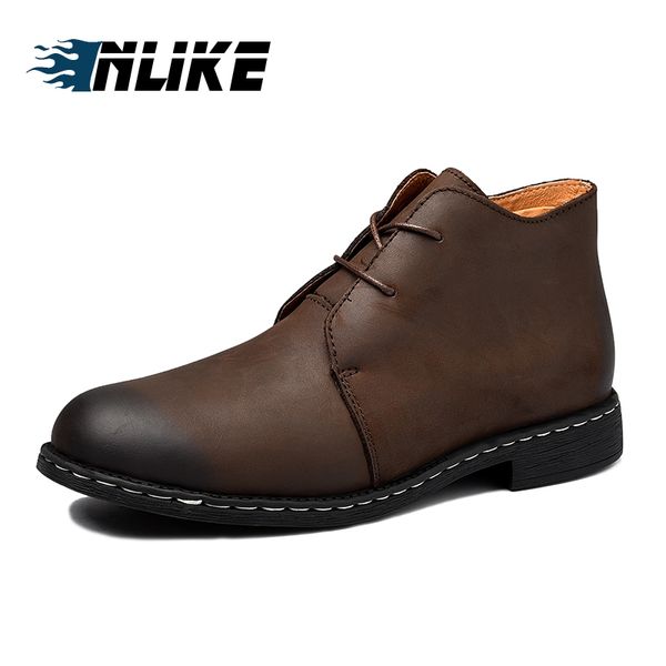 boots inlike plus size men fashion ankle winter casual genuine leather man big business shoes, Black
boots inlike plus size men fashion ankle winter casual genuine leather man big business shoes, Black