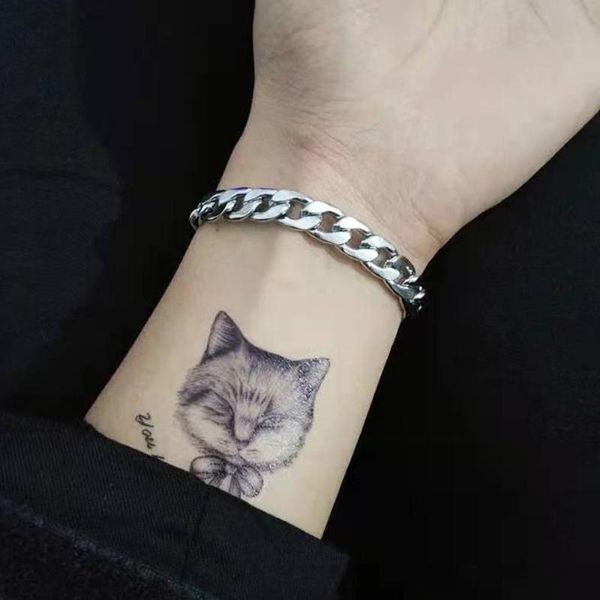 link, chain stainless steel smooth flat bracelet wristband girl women hip hop fashion jewelry wholesale drop, Black
link, chain stainless steel smooth flat bracelet wristband girl women hip hop fashion jewelry wholesale drop, Black