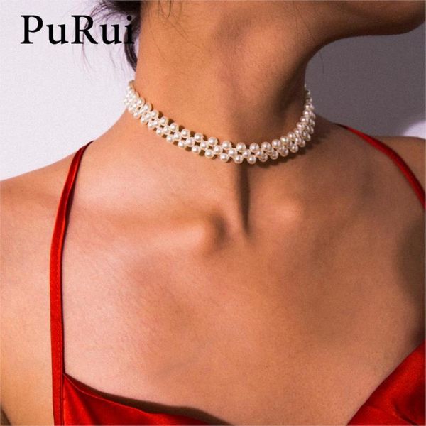 chokers multi layer beaded imitation pearl choker necklace for women vintage chain collar boho elegant wedding jewelry, Golden;silver
chokers multi layer beaded imitation pearl choker necklace for women vintage chain collar boho elegant wedding jewelry, Golden;silver