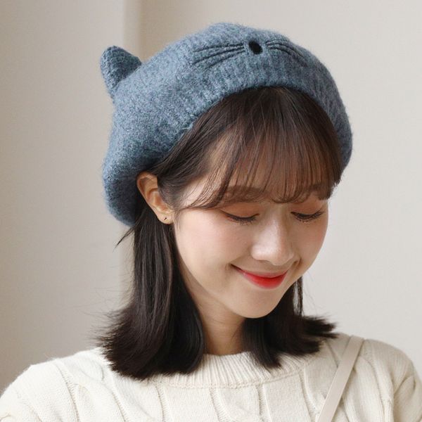 beanie/skull caps s in 2021 beautiful wool beret, embroidered cat ears, painter hat for lovely girl blm31, Blue;gray
beanie/skull caps s in 2021 beautiful wool beret, embroidered cat ears, painter hat for lovely girl blm31, Blue;gray
