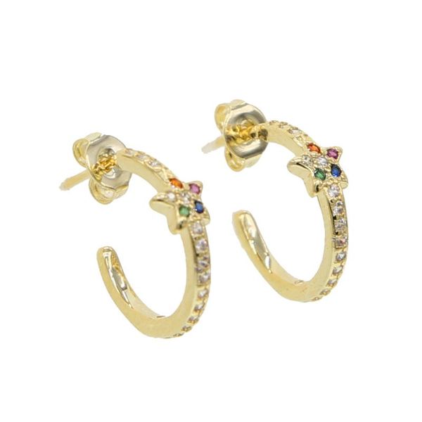 2020 fashion factory wholesale j shape stud micro pave cz star earring cute girl party christmas gift ear jewelry, Golden;silver
2020 fashion factory wholesale j shape stud micro pave cz star earring cute girl party christmas gift ear jewelry, Golden;silver