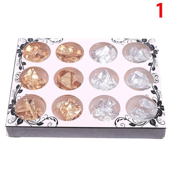 nail glitter 12pcs gold silver colorful art foil paper irregular aluminum sticker manicure gel polish decoration, Silver;gold
nail glitter 12pcs gold silver colorful art foil paper irregular aluminum sticker manicure gel polish decoration, Silver;gold