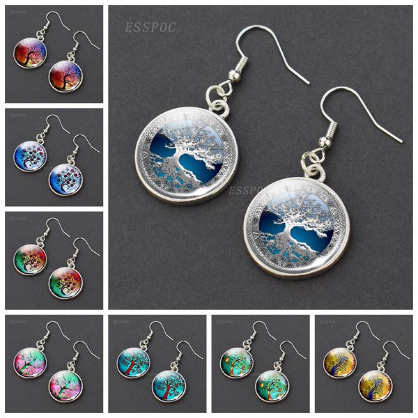 designer earrings tree of life glass cabochon drop earrings dangle earrings tree of life earring jewelry gifts for her, Silver
designer earrings tree of life glass cabochon drop earrings dangle earrings tree of life earring jewelry gifts for her, Silver