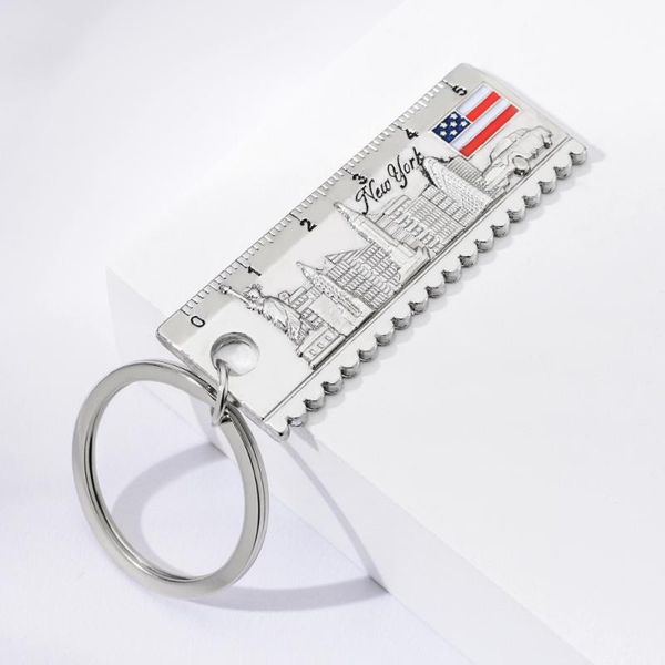 keychains building letter keyring keychain zinc alloy mental ruler tool for men children learning souvenir key pendant, Silver
keychains building letter keyring keychain zinc alloy mental ruler tool for men children learning souvenir key pendant, Silver
