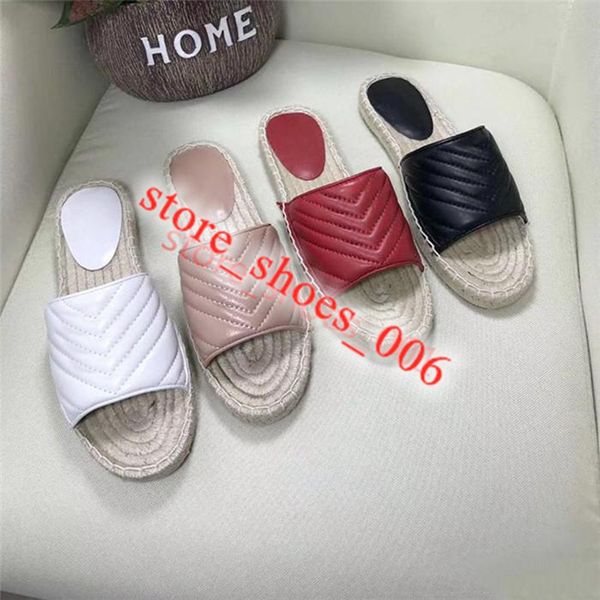 new women leather espadrille sandal marca slipper flat platform shoes with the double metal beach weave shoes size 2020, Black;grey
new women leather espadrille sandal marca slipper flat platform shoes with the double metal beach weave shoes size 2020, Black;grey