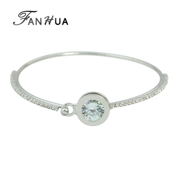 bangle fanhua wedding jewelry silver color open bangles rhinestone decoration luxury bracelets for women palfashion, Black
bangle fanhua wedding jewelry silver color open bangles rhinestone decoration luxury bracelets for women palfashion, Black