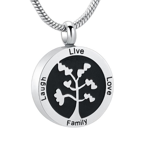 chains ijd10738 stainless steel cremation tree of life memorial necklace for ashes urn keepsake pendant love round jewelry, Silver 
chains ijd10738 stainless steel cremation tree of life memorial necklace for ashes urn keepsake pendant love round jewelry, Silver