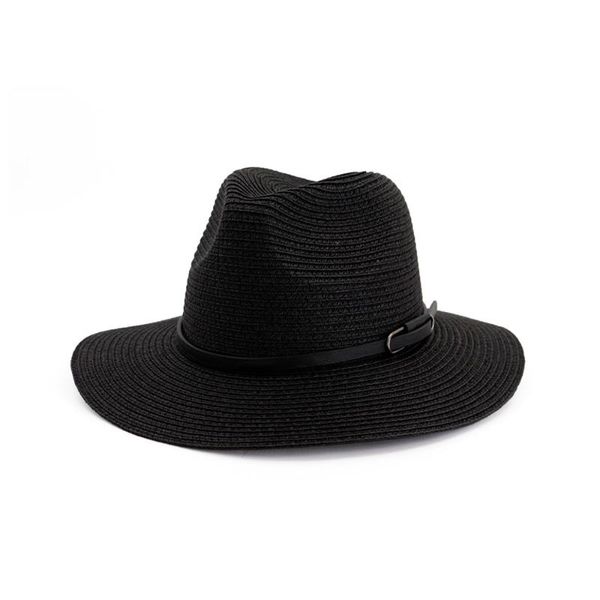 wide brim hats 2021 summer sun hat women panama straw fedora beach vacation visor casual for and men, Blue;gray
wide brim hats 2021 summer sun hat women panama straw fedora beach vacation visor casual for and men, Blue;gray