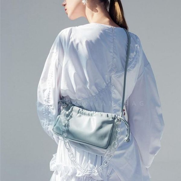 2020 new fashion women armpit bag soft pu leather acrylic chain ladies shoulder crossbody bags cute girls folds baguette purse
2020 new fashion women armpit bag soft pu leather acrylic chain ladies shoulder crossbody bags cute girls folds baguette purse
