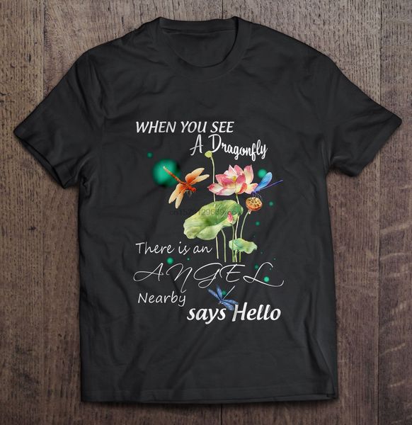 men t shirt когда вы видите dragonfly там ангел рядом здоровается lotus flower версия женщины футболку
men t shirt когда вы видите dragonfly там ангел рядом здоровается lotus flower версия женщины футболку